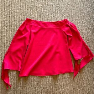 Sugar Lips asymmetric off-the-shoulder top